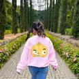 The Cool Bean Good Egg Teacher Halloween Costume Food Group Women's Sweatshirt Back Print Light Pink The Cool Bean Good Egg Teacher Halloween Costume Food Group Women's Sweatshirt Back Print Light Pink