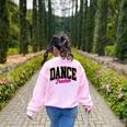 Dance Teacher Leopard Dancing Life Girls Women Dancer Women's Sweatshirt Back Print Light Pink Dance Teacher Leopard Dancing Life Girls Women Dancer Women's Sweatshirt Back Print Light Pink