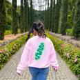 DIY Mitochondria Costume Biology Teacher Halloween Women's Sweatshirt Back Print Light Pink DIY Mitochondria Costume Biology Teacher Halloween Women's Sweatshirt Back Print Light Pink