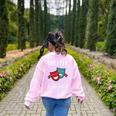 Drama Teacher For Theatre And Performing Arts Women's Sweatshirt Back Print Light Pink