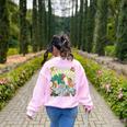 First Grade Zoo Field Trip Matching Student Teacher Class Women's Sweatshirt Back Print Light Pink First Grade Zoo Field Trip Matching Student Teacher Class Women's Sweatshirt Back Print Light Pink
