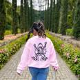 Frog Dissection Biology Anatomy Lab Science Teacher Women's Sweatshirt Back Print Light Pink Frog Dissection Biology Anatomy Lab Science Teacher Women's Sweatshirt Back Print Light Pink