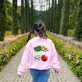 Future Teacher With Canyon And Book Teacher Men Women Girls Kids Women's Sweatshirt Back Print Light Pink Future Teacher With Canyon And Book Teacher Men Women Girls Kids Women's Sweatshirt Back Print Light Pink