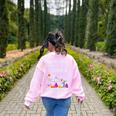Going To Try Science Geek Nerd Tee Teacher STEM Women's Sweatshirt Back Print Light Pink Going To Try Science Geek Nerd Tee Teacher STEM Women's Sweatshirt Back Print Light Pink