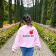 H Is For Head Start Teacher First Day Of School Tee Women's Sweatshirt Back Print Light Pink H Is For Head Start Teacher First Day Of School Tee Women's Sweatshirt Back Print Light Pink