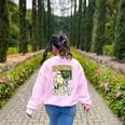 Halloween Costume Haunted By 67 Ghost Math Teacher Professor Women's Sweatshirt Back Print Light Pink Halloween Costume Haunted By 67 Ghost Math Teacher Professor Women's Sweatshirt Back Print Light Pink