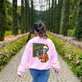 Haunted By 6-7 Six Seven 67 Math Teacher Halloween Skeleton Women's Sweatshirt Back Print Light Pink Haunted By 6-7 Six Seven 67 Math Teacher Halloween Skeleton Women's Sweatshirt Back Print Light Pink