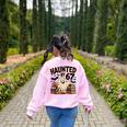 Haunted By 67 Teacher Ghost Pumpkin Halloween Costum Women's Sweatshirt Back Print Light Pink Haunted By 67 Teacher Ghost Pumpkin Halloween Costum Women's Sweatshirt Back Print Light Pink