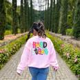 Head Start Team Homeschool Teacher Headstart Back To School Women's Sweatshirt Back Print Light Pink