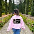 I'Ll Just Wait Until It's Quiet Spanish Teacher Halloween Men Women Kids Women's Sweatshirt Back Print Light Pink