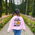 I'm Just Here To Get Messy Art Teacher Artist Painting Women's Sweatshirt Back Print Light Pink I'm Just Here To Get Messy Art Teacher Artist Painting Women's Sweatshirt Back Print Light Pink