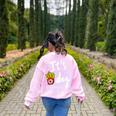 It's Fry Day Teacher Life Women's Sweatshirt Back Print Light Pink It's Fry Day Teacher Life Women's Sweatshirt Back Print Light Pink
