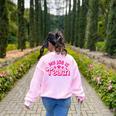My Job Is Teach Pink Retro Female Teacher Life Women Women's Sweatshirt Back Print Light Pink My Job Is Teach Pink Retro Female Teacher Life Women Women's Sweatshirt Back Print Light Pink