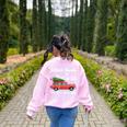 Jolliest Bunch Of Teachers This Side Of The Hallway Xmas PJ Women's Sweatshirt Back Print Light Pink Jolliest Bunch Of Teachers This Side Of The Hallway Xmas PJ Women's Sweatshirt Back Print Light Pink
