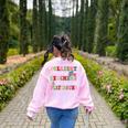 Jolliest Bunch Of Teachers This Side Of The Playground X-Mas Women's Sweatshirt Back Print Light Pink Jolliest Bunch Of Teachers This Side Of The Playground X-Mas Women's Sweatshirt Back Print Light Pink