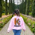K Is For Kindness Unity Day Teacher Kids Women's Sweatshirt Back Print Light Pink K Is For Kindness Unity Day Teacher Kids Women's Sweatshirt Back Print Light Pink
