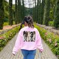 Be Kind Women Inspirational Teacher Animal Print Women's Sweatshirt Back Print Light Pink Be Kind Women Inspirational Teacher Animal Print Women's Sweatshirt Back Print Light Pink