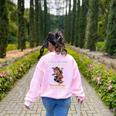Let's Eat Kids Grammar Werewolf Halloween Teacher Women's Sweatshirt Back Print Light Pink Let's Eat Kids Grammar Werewolf Halloween Teacher Women's Sweatshirt Back Print Light Pink