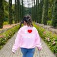 I Love Student Council Student Teacher Women's Sweatshirt Back Print Light Pink I Love Student Council Student Teacher Women's Sweatshirt Back Print Light Pink