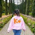 Matching Unity Day Orange Teacher Kindness Antibulliyng 2023 For Men Women Kids Women's Sweatshirt Back Print Light Pink