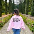 Montessori Helvetica Education Teacher Women's Sweatshirt Back Print Light Pink Montessori Helvetica Education Teacher Women's Sweatshirt Back Print Light Pink