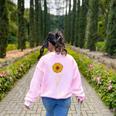 Music Teacher Shirt Sunflower Music Notes Musician Singer Women's Sweatshirt Back Print Light Pink Music Teacher Shirt Sunflower Music Notes Musician Singer Women's Sweatshirt Back Print Light Pink