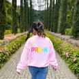 Oh Hey Pre-k Shirt Back To School Teachers Students Women's Sweatshirt Back Print Light Pink Oh Hey Pre-k Shirt Back To School Teachers Students Women's Sweatshirt Back Print Light Pink