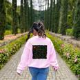 What Part Of Don't You Understand Math Teacher Women's Sweatshirt Back Print Light Pink