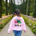 Poly-Gnome-Ials Algebra Teacher Calcul Teacher Women's Sweatshirt Back Print Light Pink