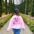 In My Pre-K Era Teachers Women Back To School Kids Girls Women's Sweatshirt Back Print Light Pink In My Pre-K Era Teachers Women Back To School Kids Girls Women's Sweatshirt Back Print Light Pink