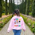 Pre-K Student Teacher Astronaut Space Back To School Women's Sweatshirt Back Print Light Pink