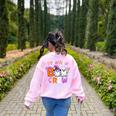 Preschool Boo Crew Preschool Halloween Costume Teacher Kid Women's Sweatshirt Back Print Light Pink Preschool Boo Crew Preschool Halloween Costume Teacher Kid Women's Sweatshirt Back Print Light Pink