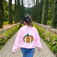 Pumpkin Music Teacher Halloween Fall Music Notes Autumn Women's Sweatshirt Back Print Light Pink Pumpkin Music Teacher Halloween Fall Music Notes Autumn Women's Sweatshirt Back Print Light Pink