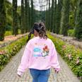 If You Can Read This Thank A Teacher Women's Sweatshirt Back Print Light Pink If You Can Read This Thank A Teacher Women's Sweatshirt Back Print Light Pink
