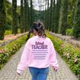 Retiring Teacher Tshirt For Retired Teachers For Men Women Women's Sweatshirt Back Print Light Pink