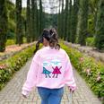 Right Acute Triangle Math Teacher Cool Geometry Women's Sweatshirt Back Print Light Pink