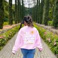 SÉ AMABLE Be Kind Bilingual Teacher Maestra Spanish Teacher Women's Sweatshirt Back Print Light Pink SÉ AMABLE Be Kind Bilingual Teacher Maestra Spanish Teacher Women's Sweatshirt Back Print Light Pink