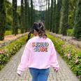 Second Grade Dream Team Back To School 2nd Grade Teacher Women's Sweatshirt Back Print Light Pink Second Grade Dream Team Back To School 2nd Grade Teacher Women's Sweatshirt Back Print Light Pink