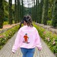 Slope Dude Algebra Geometry Middle School Math Teacher Women's Sweatshirt Back Print Light Pink
