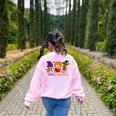 I Smell Children Witch Teacher Halloween Trick Or Teach Women's Sweatshirt Back Print Light Pink I Smell Children Witch Teacher Halloween Trick Or Teach Women's Sweatshirt Back Print Light Pink