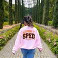 Sped Squad Team Special Education Teacher Halloween Women's Sweatshirt Back Print Light Pink Sped Squad Team Special Education Teacher Halloween Women's Sweatshirt Back Print Light Pink
