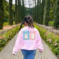 SPED Teacher Special Education First Coffee Then Data Women's Sweatshirt Back Print Light Pink SPED Teacher Special Education First Coffee Then Data Women's Sweatshirt Back Print Light Pink