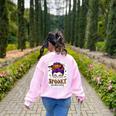 Spooky Paraprofessional Life Halloween Messy Bun Teacher For Men Women Women's Sweatshirt Back Print Light Pink Spooky Paraprofessional Life Halloween Messy Bun Teacher For Men Women Women's Sweatshirt Back Print Light Pink