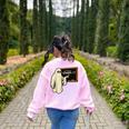 Square Root 67 Ghost Math Teacher 4489 Meme Halloween Women's Sweatshirt Back Print Light Pink Square Root 67 Ghost Math Teacher 4489 Meme Halloween Women's Sweatshirt Back Print Light Pink