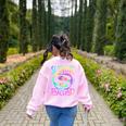 Super Teacher Back To School Apple Tie Dye First Day Women's Sweatshirt Back Print Light Pink Super Teacher Back To School Apple Tie Dye First Day Women's Sweatshirt Back Print Light Pink