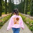 Thanksgiving Love First Grade Teacher Turkey Autumn Fall For Men Women Girls Kids Women's Sweatshirt Back Print Light Pink Thanksgiving Love First Grade Teacher Turkey Autumn Fall For Men Women Girls Kids Women's Sweatshirt Back Print Light Pink