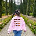Thanksgiving Order Of Operations Turkey Quiz Math Teacher Women's Sweatshirt Back Print Light Pink