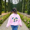 Together Against Bullying Unity Day Teachers Kids Toddler Women's Sweatshirt Back Print Light Pink