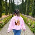 History Teacher Love Autumn Fall Gnome For Teachers For Men Women Women's Sweatshirt Back Print Light Pink History Teacher Love Autumn Fall Gnome For Teachers For Men Women Women's Sweatshirt Back Print Light Pink