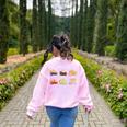 Types Of Pie Pi Day Math Teacher Geek 314 Math Pun Women's Sweatshirt Back Print Light Pink Types Of Pie Pi Day Math Teacher Geek 314 Math Pun Women's Sweatshirt Back Print Light Pink